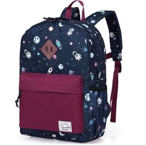 Vaschy Blue and Red Astronaut Space Backpack
